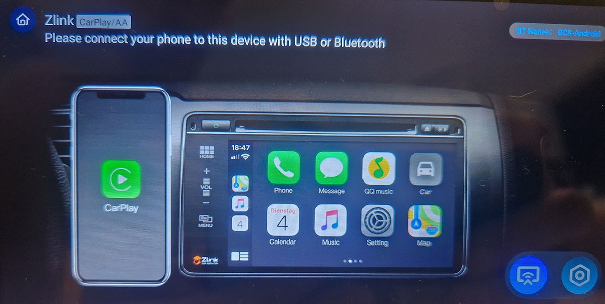 SOAK SK8725 carplay / android auto