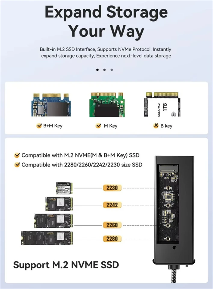 ES-HB01 6 in 1 USB dokkoló állomás laptophoz