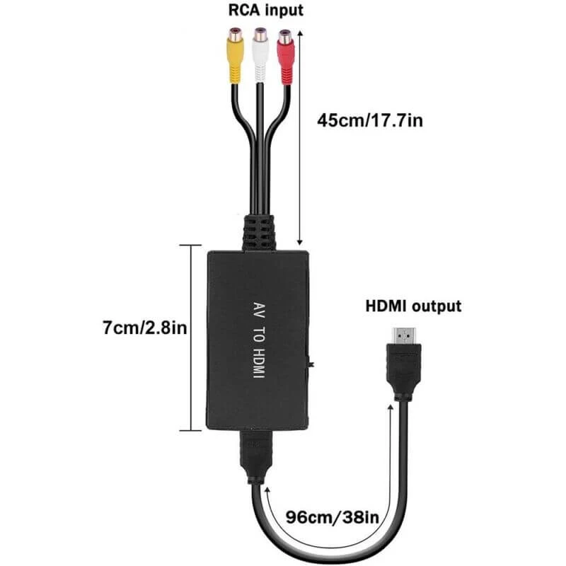 RCA HDMI átalakító /720p, 1080p/