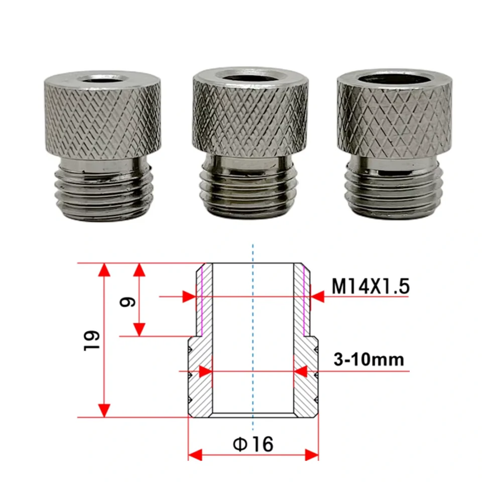 Fúrósablon persely készlet (3-10 mm)