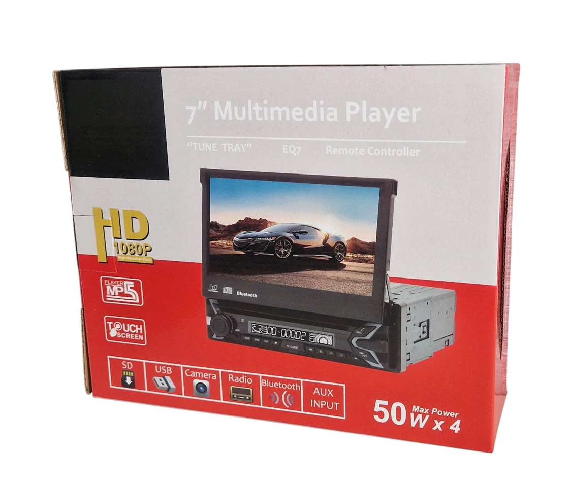 7" autós multimédia fejegység GPS BT