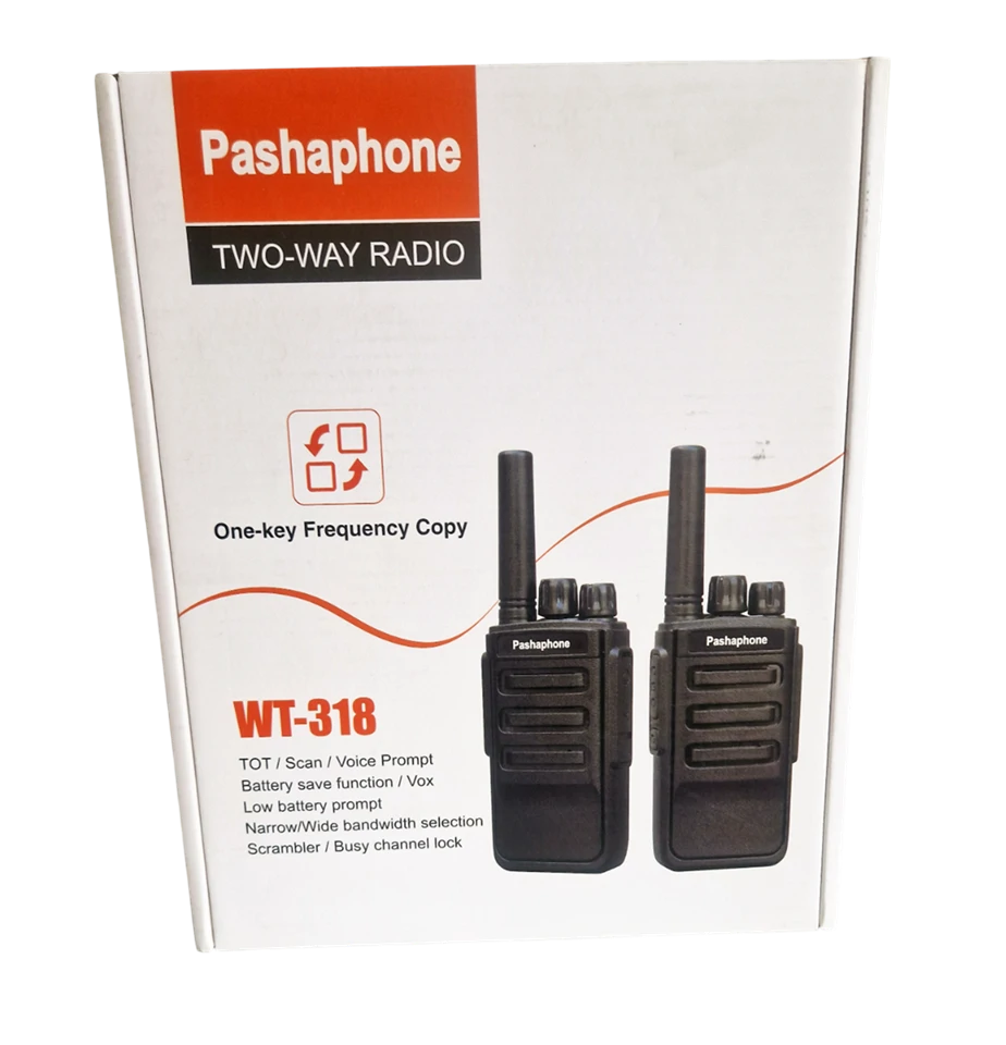 WT-318 walkie talkie szett