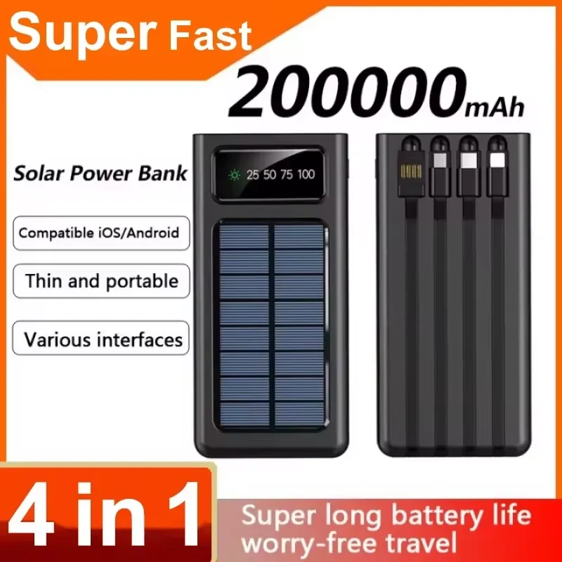 Napelemes powerbank (20000 mAh)