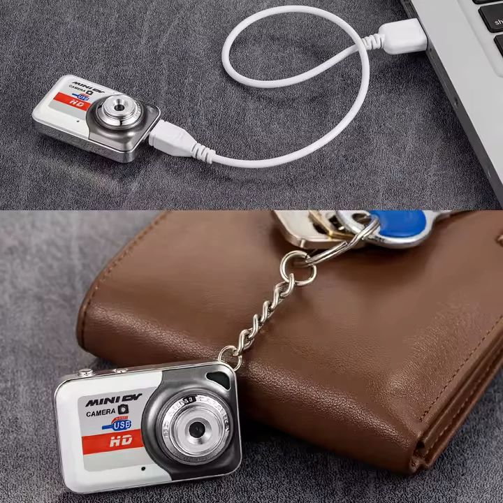 X6 hordozható mini DV kamera mikrofonnal