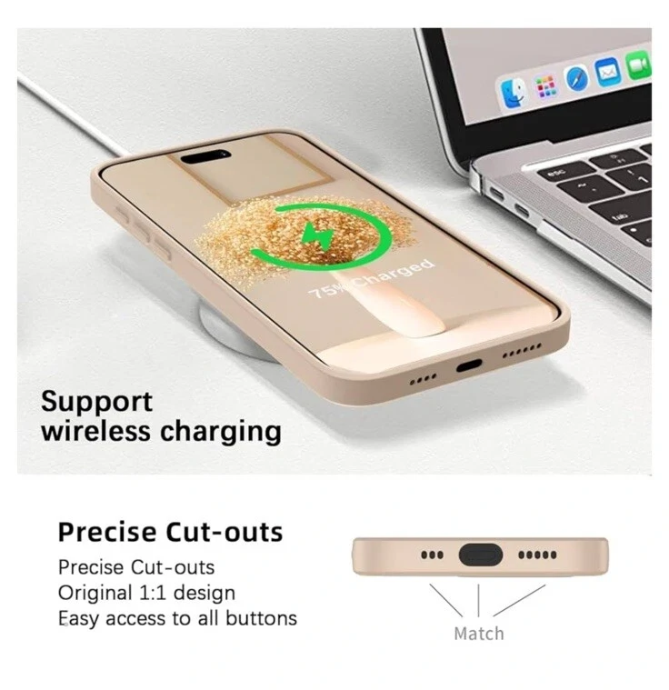 KPPIT iPhone 15 Pro szilikon tok