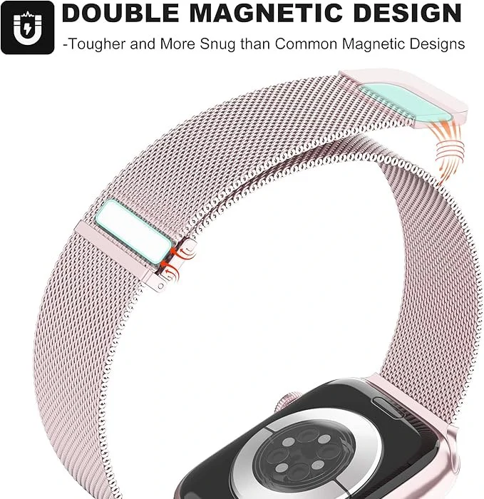Higgs Apple Watch 38-49 okosóra fém szíj