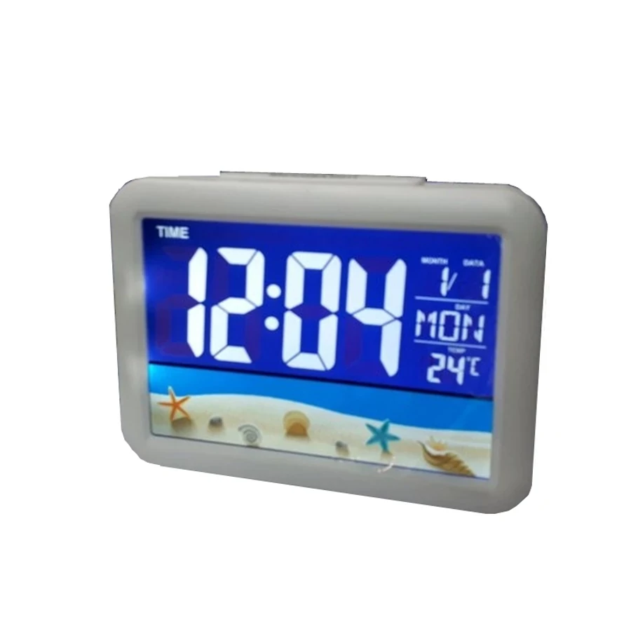 7002WJ színes LCD kijelzős LED óra