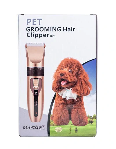 Akkumulátoros kisállat trimmer kit 