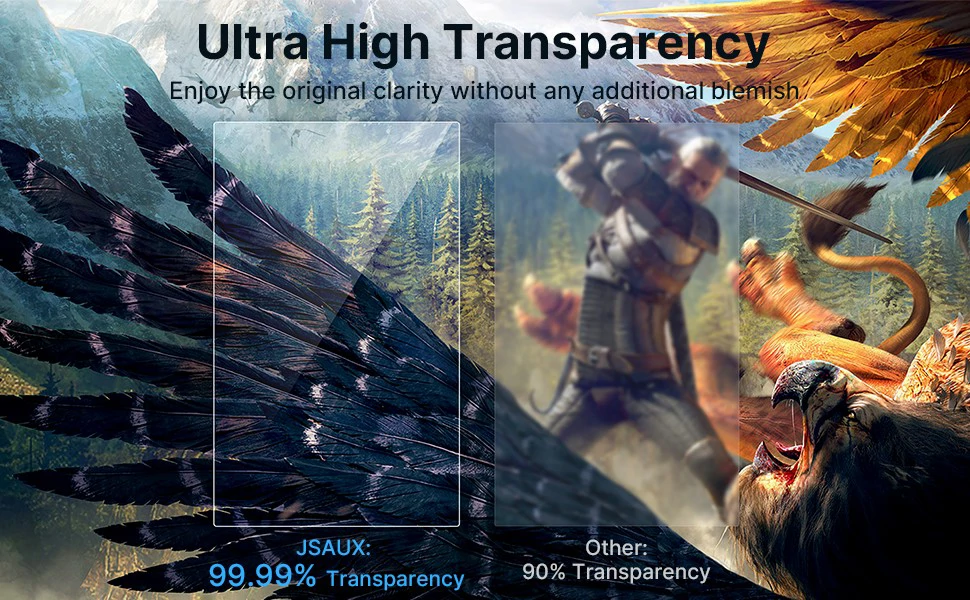 JSAUX Steam Deck OLED üvegfólia