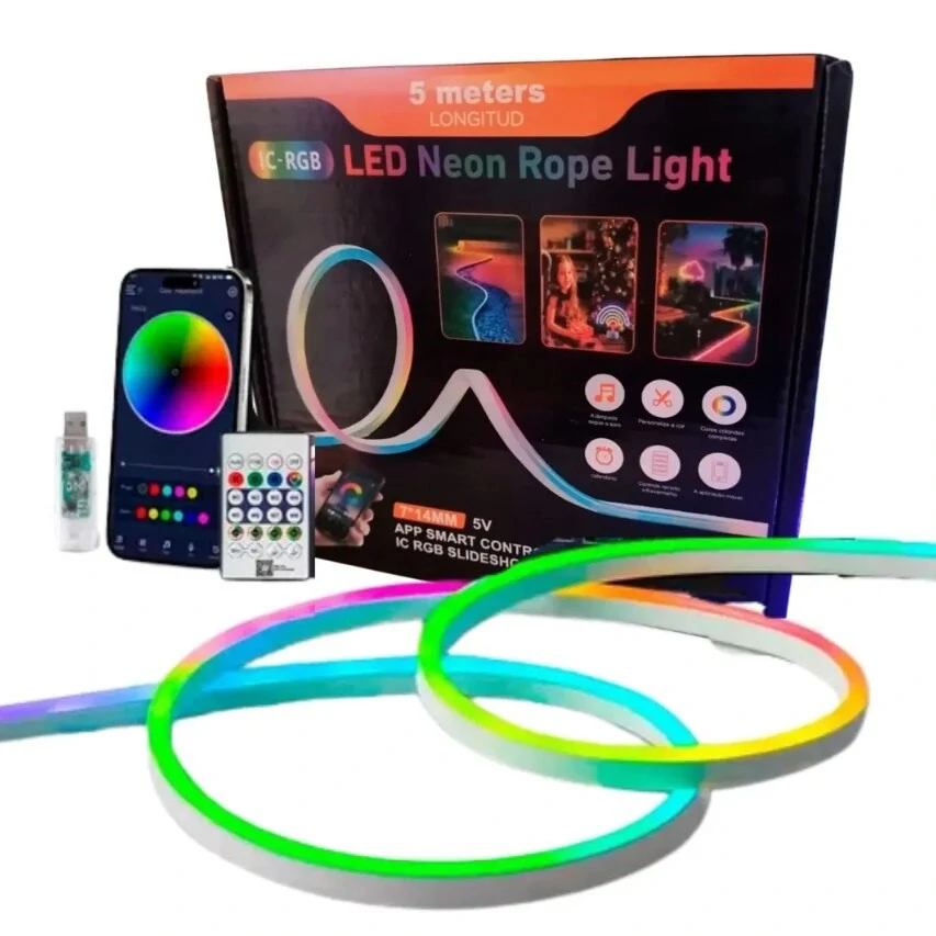 Smart USB Neon LED szalag 5m