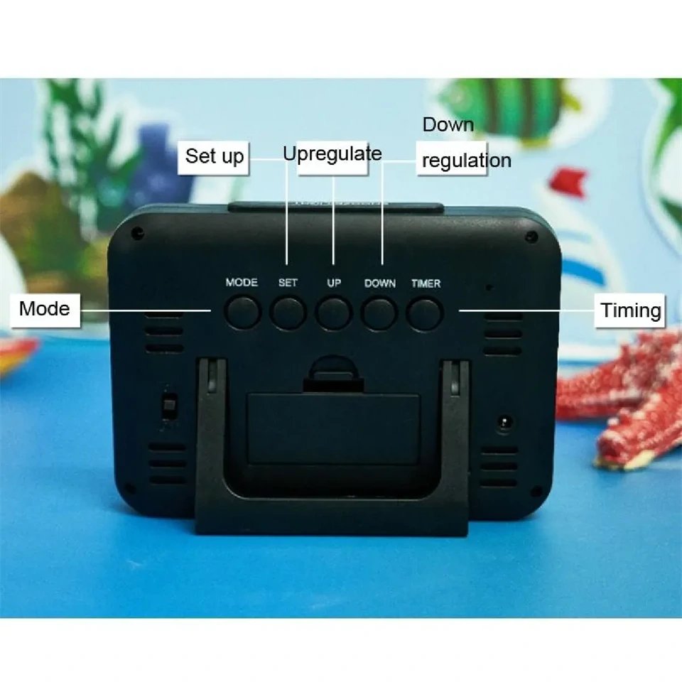 7002WJ színes LCD kijelzős LED óra