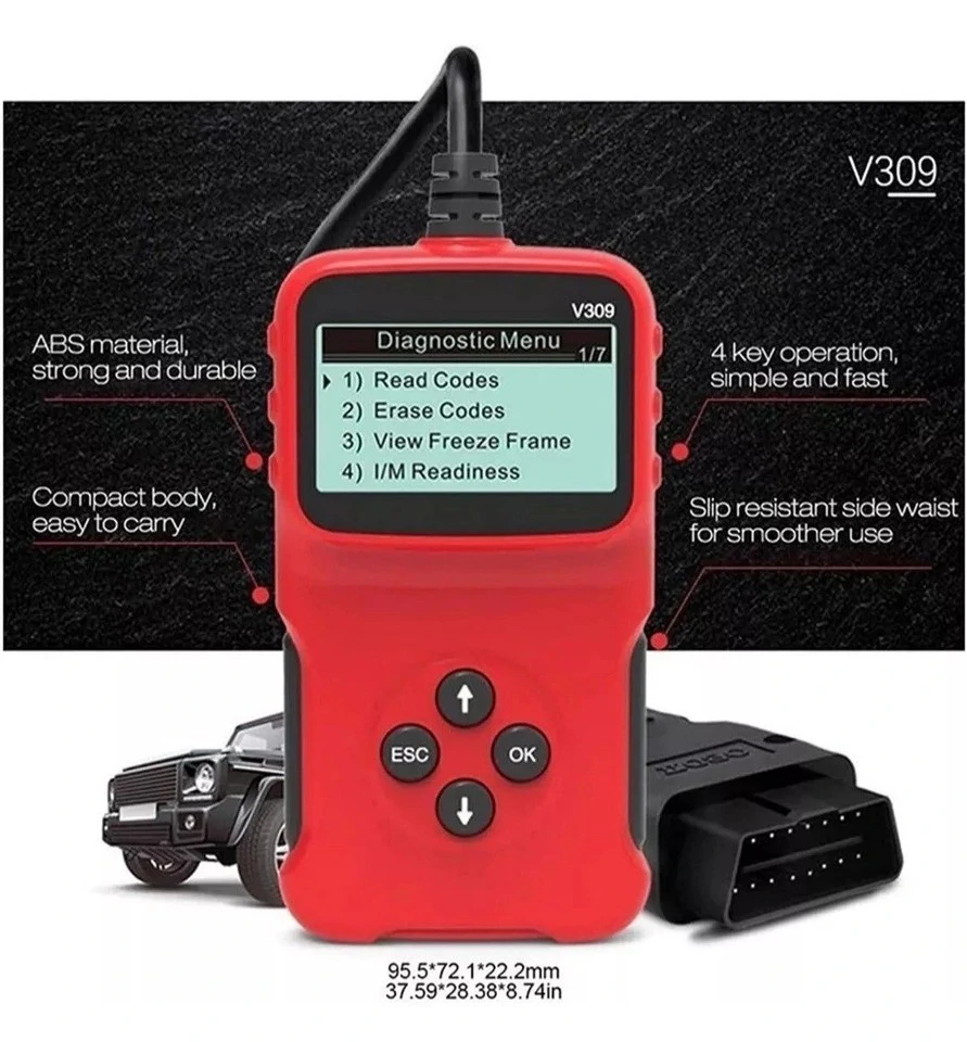 V309 Univerzális OBD2 autódiagnosztikai eszköz