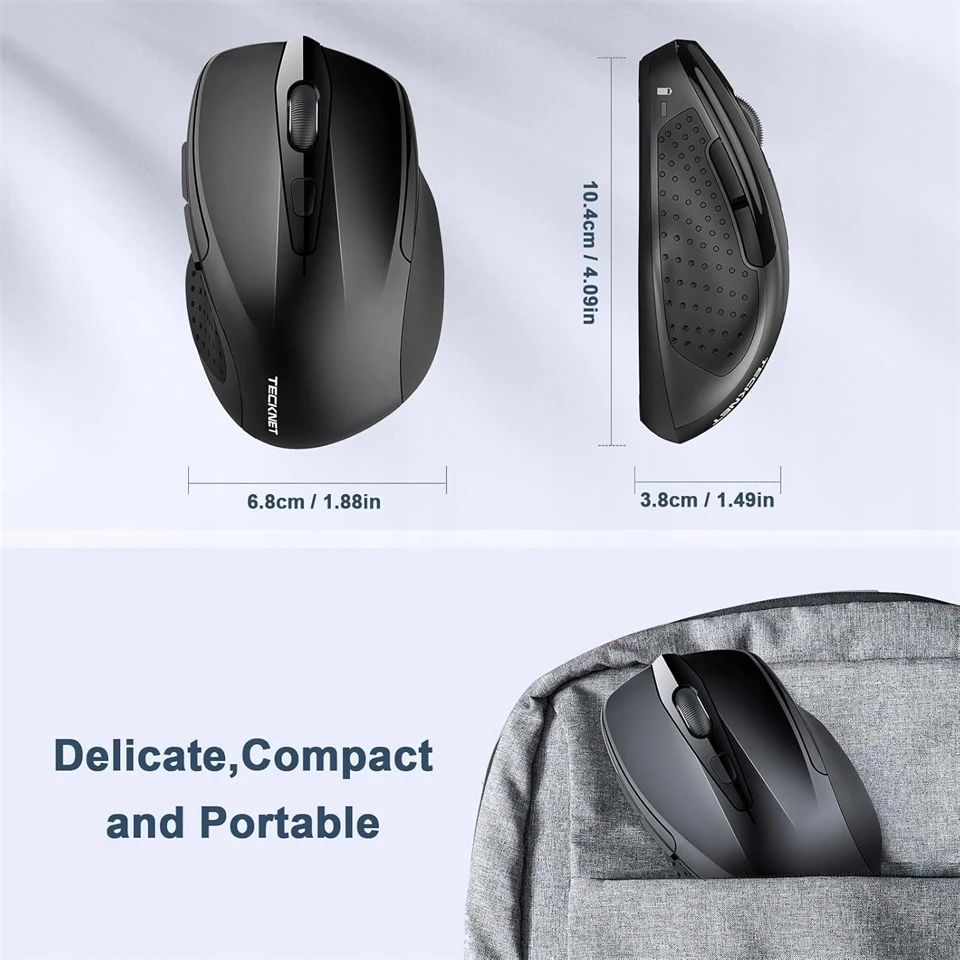 Tecknet Silent vezeték nélküli egér