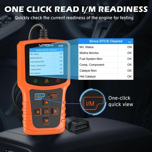 VPOW K88 profi OBDII/EOBD diagnosztikai eszköz