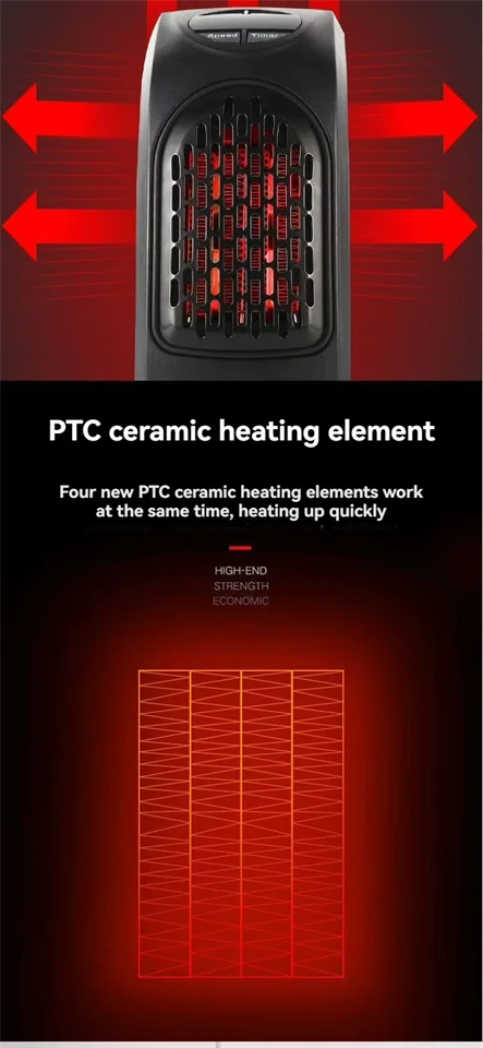 Heatpal programozható hősugárzó ventilátor