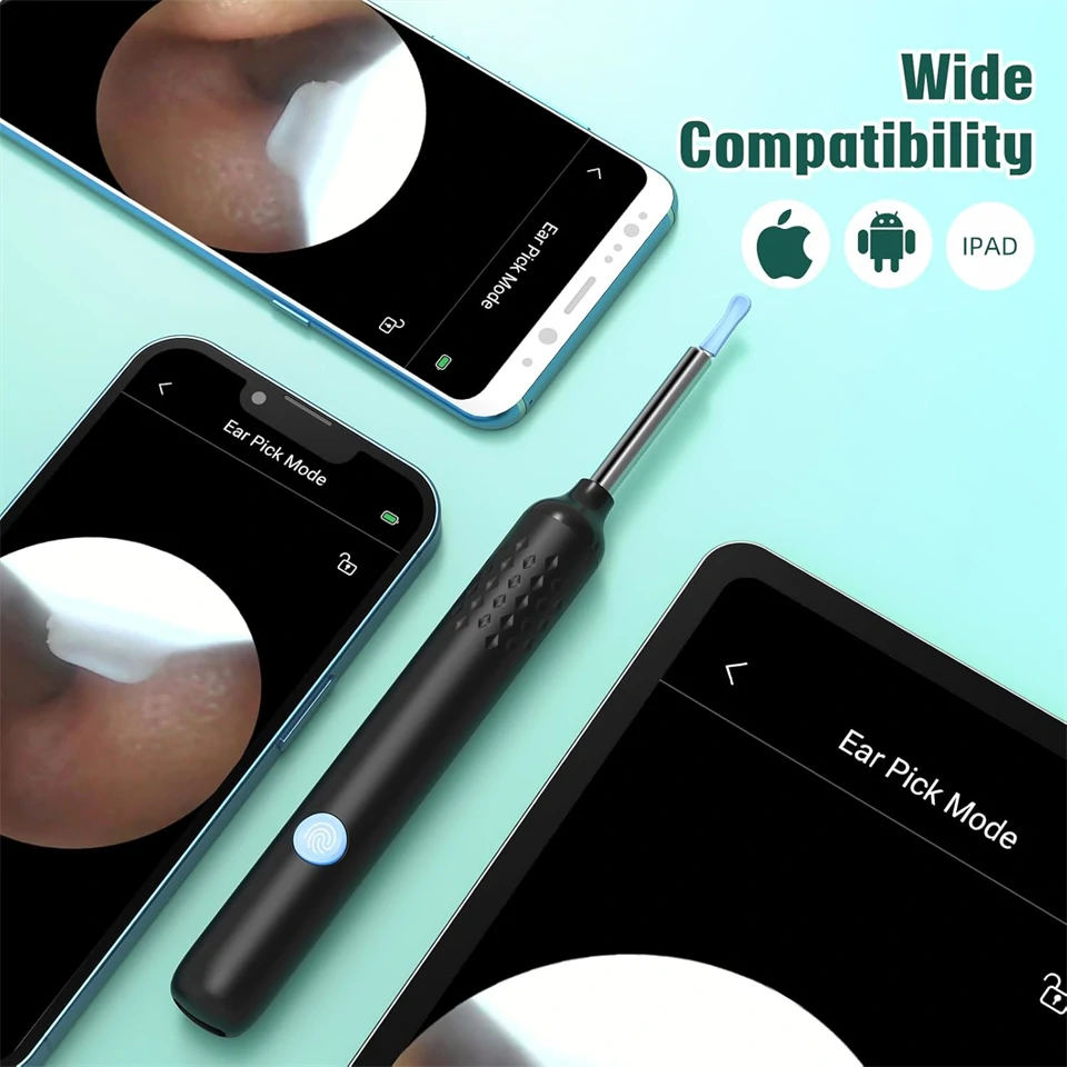 LMECHN 1080P fülkamera kit LED fénnyel