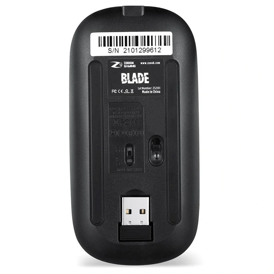 Tölthető 2.4Ghz egér 7 színű LED fénnyel