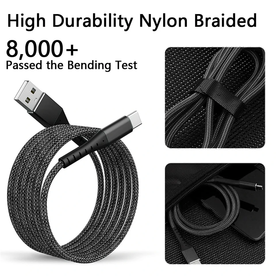 USB A-C töltő és adatkábel (1 méter)