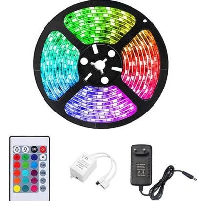 Színes 5 méteres LED szalag távirányítóval