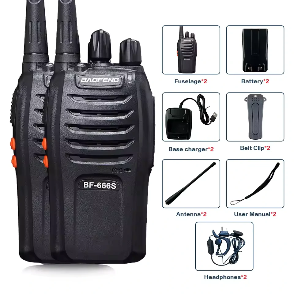 Baofeng BF-666S kétirányú rádió