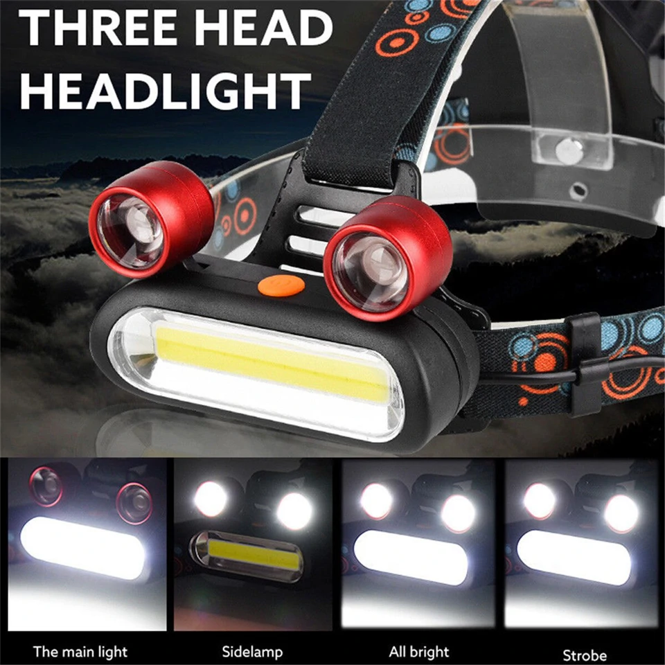 BL-XQ-168 békás fejlámpa 4 móddal