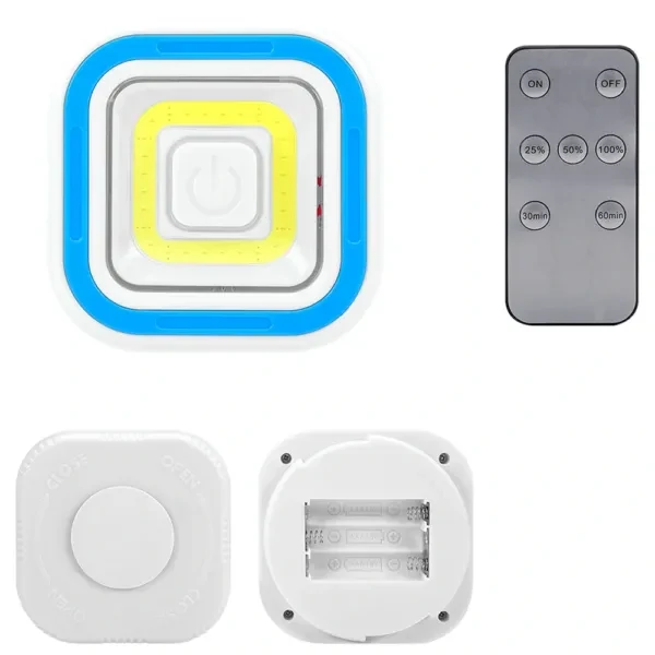 Vezeték nélküli COB LED lámpa szett távirányítóval