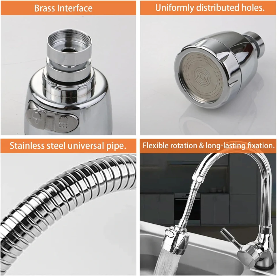 Flexibilis víztakarékos zuhanyfej mosogatóhoz