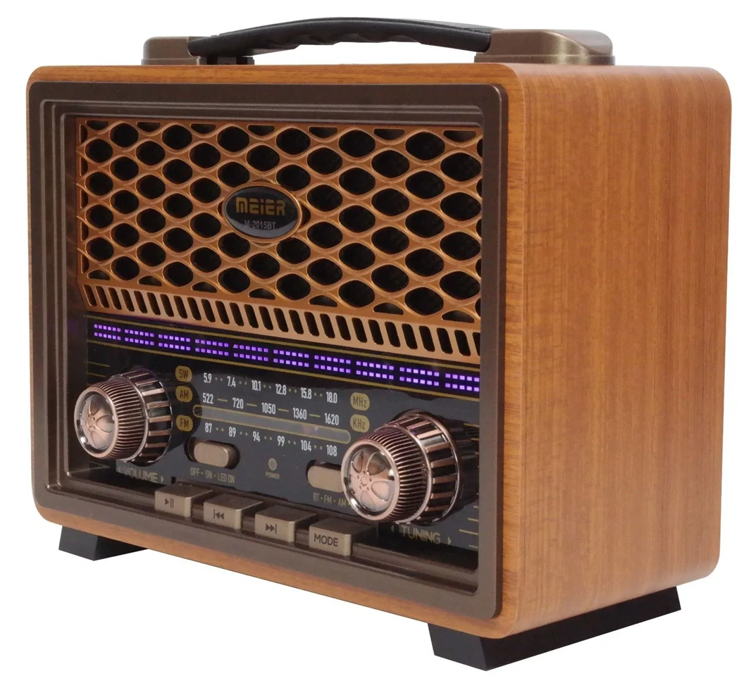Meier M-2015BT Antik Bluetooth FM rádió
