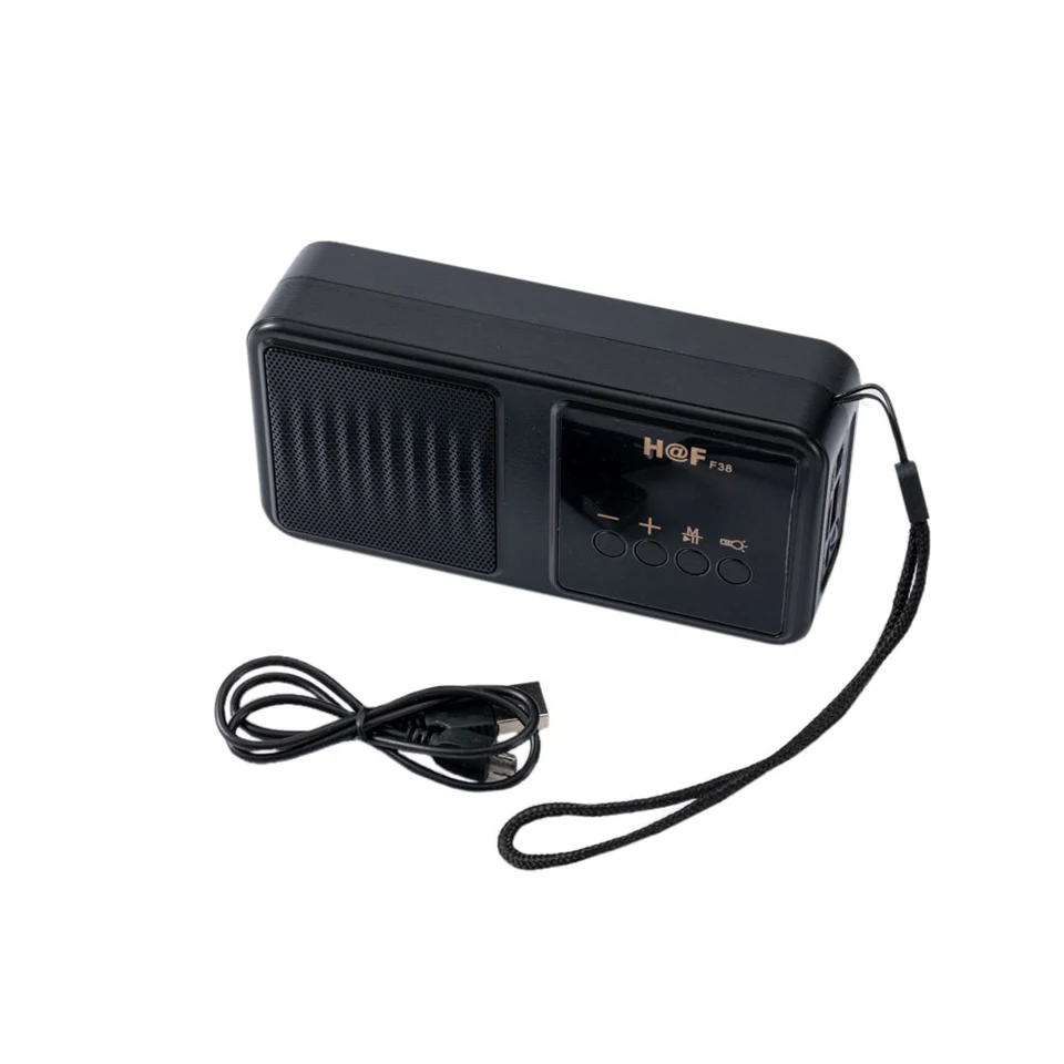 HF-F38 hordozható FM rádió BT kapcsolattal