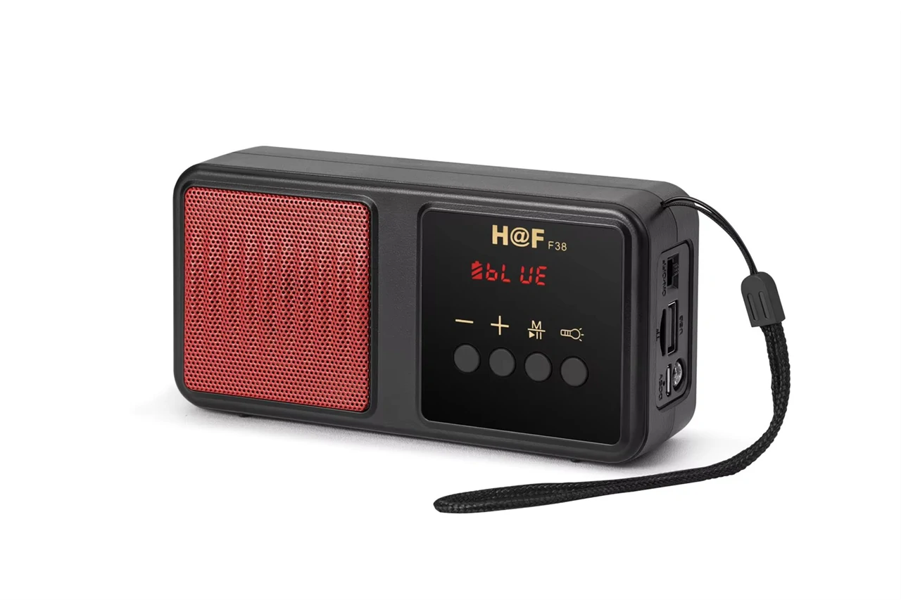 HF-F38 hordozható FM rádió