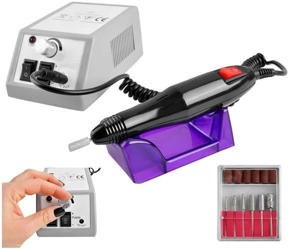 Professzionális körömcsiszoló gép (12 db kiegészítővel)