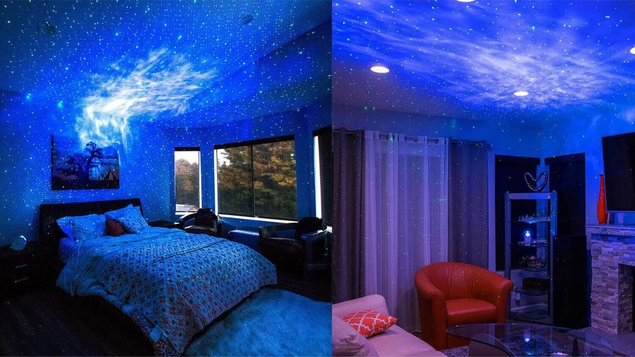 Csillagos ég party fény BT hangszóróval