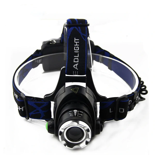 Nagy kapacitású Cree LED fejlámpa fókuszállítással