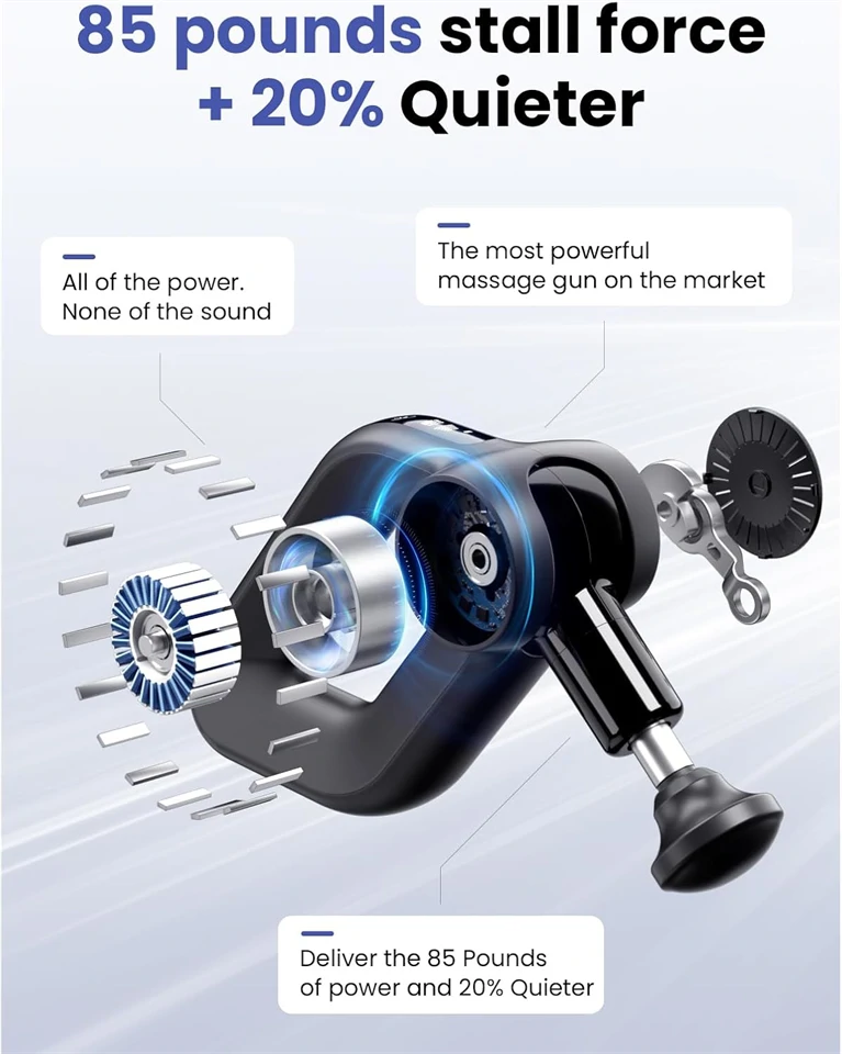 Bob & Brad D6 Pro mélyszöveti masszázspisztoly