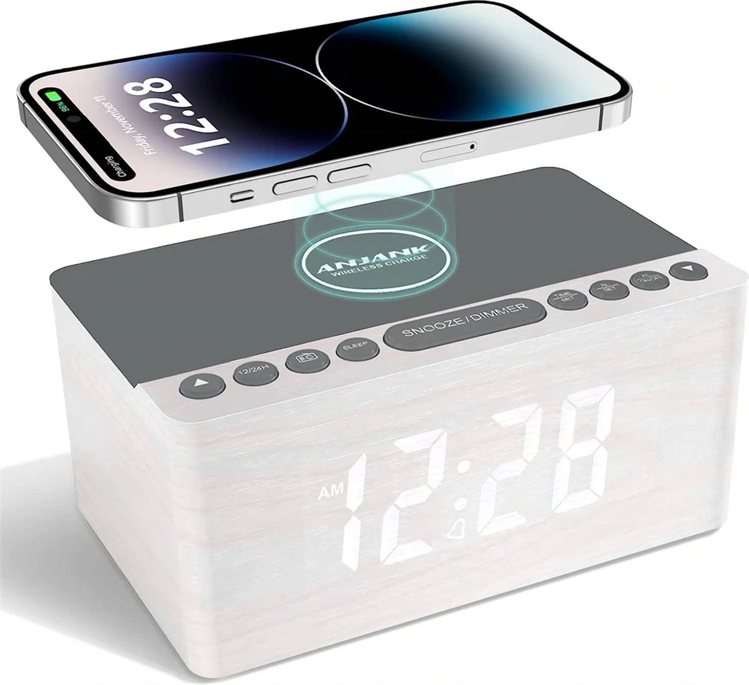ANJANK AC190 digitális fa ébresztőóra