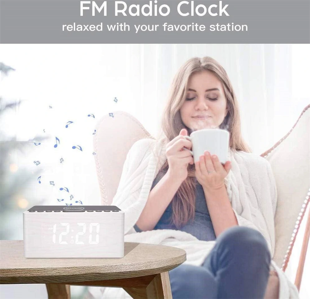 ANJANK AC190 digitális fa ébresztőóra