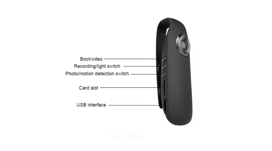 Hordozható mini kamera 1080P