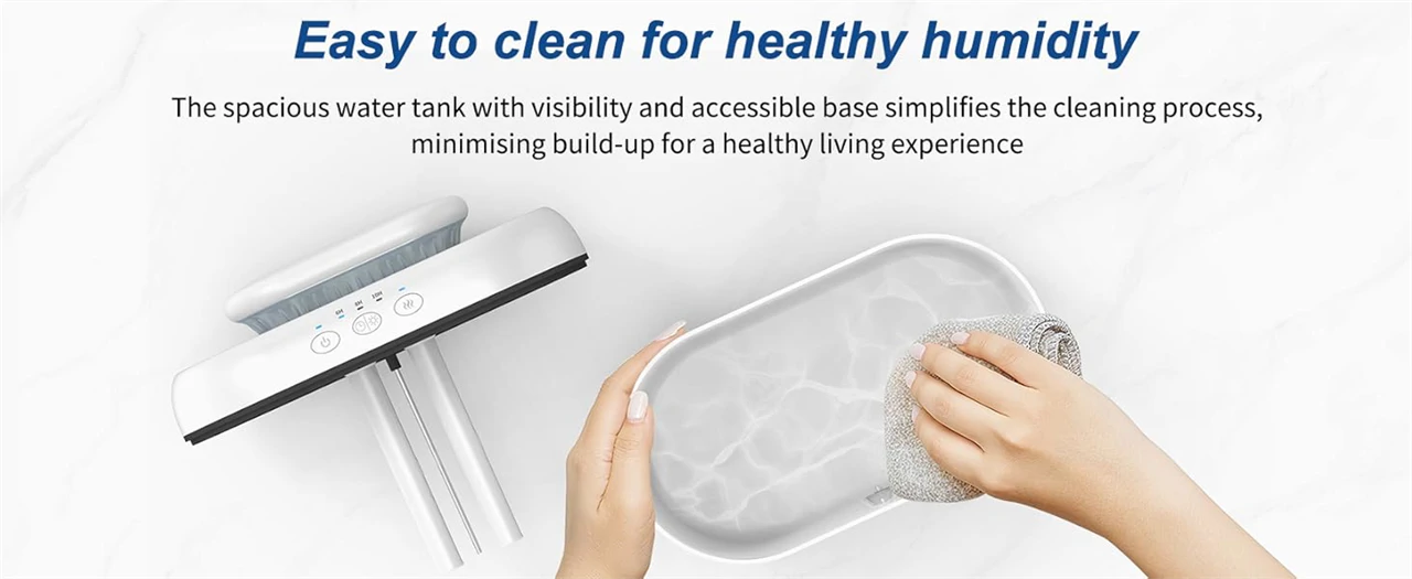 Bamcoo csendes LED ultrahangos párologtató (2L)