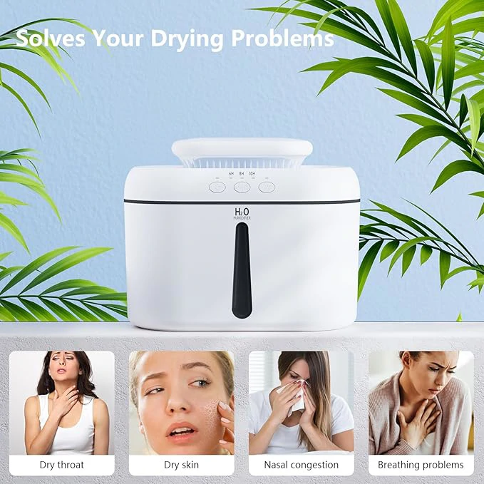 Bamcoo csendes LED ultrahangos párologtató (2L)