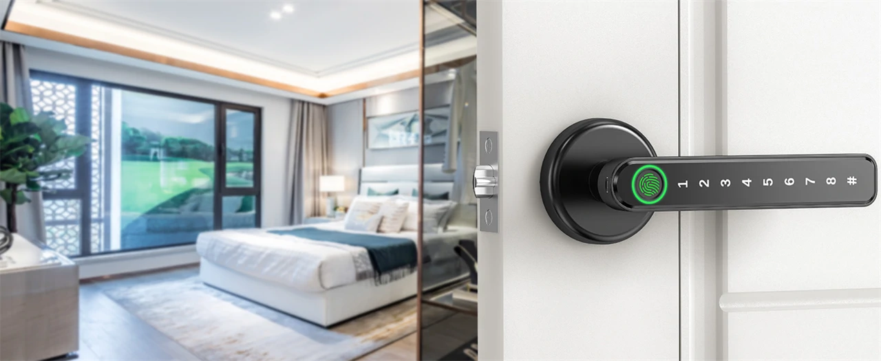 Wokesi TY190 Smart Lock /ujjlenyomat, jelszó, kulcs/
