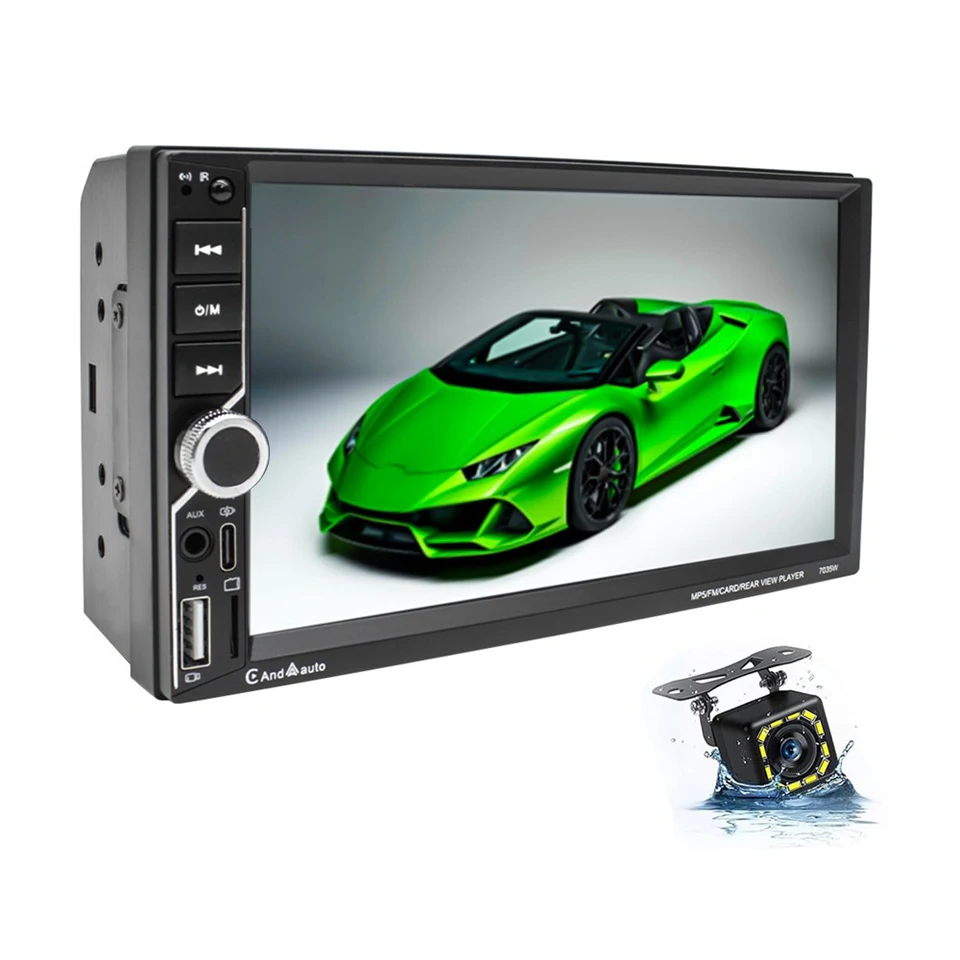 7035W 2DIN Bluetooth Autós MP5 Lejátszó