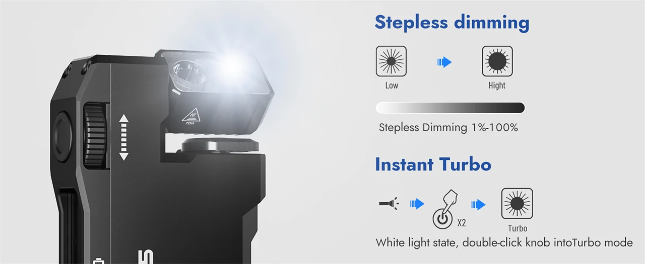 Wuben G5 micro zseblámpa