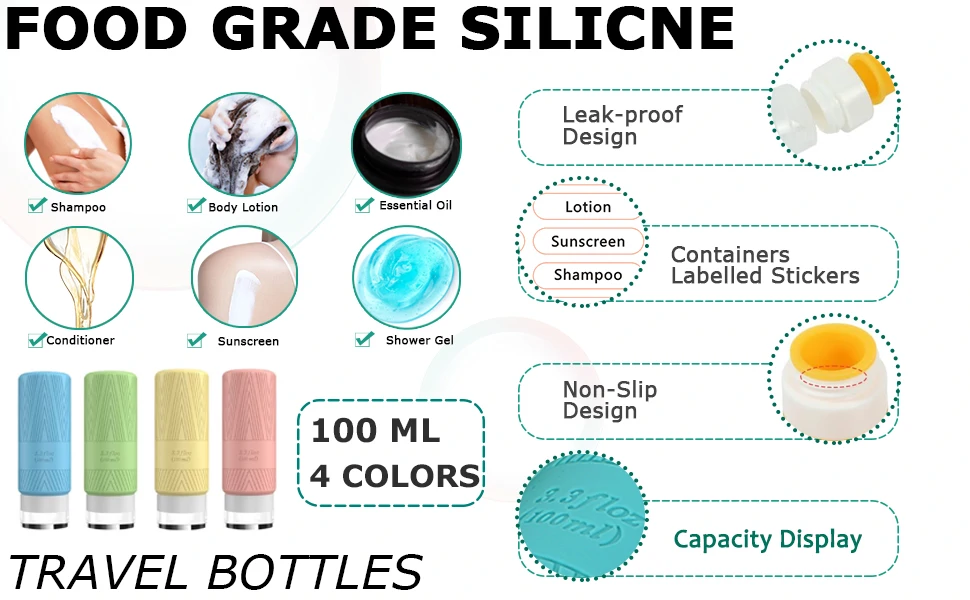 QMAHA utazó szilikon falkon készlet