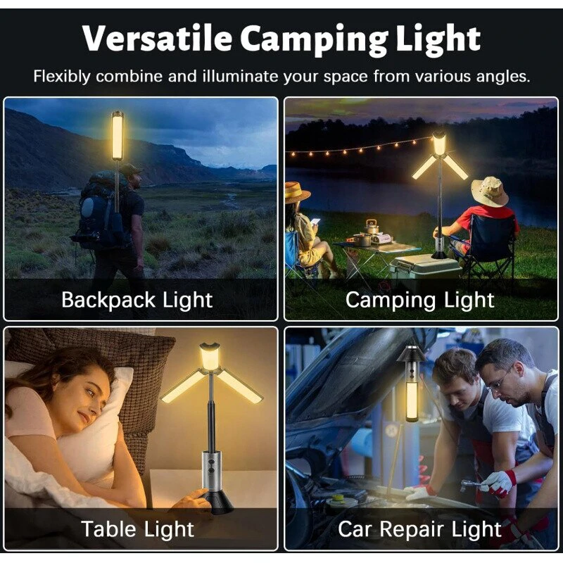 YD-2324 teleszkópos kemping lámpa