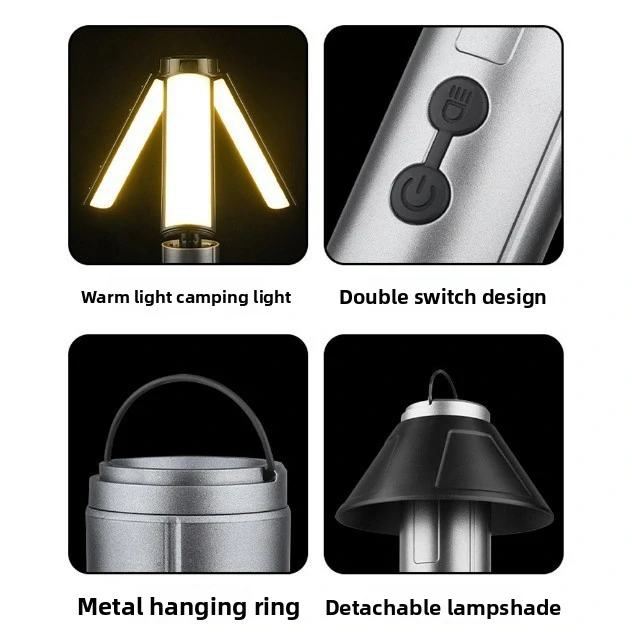 YD-2324 teleszkópos kemping lámpa