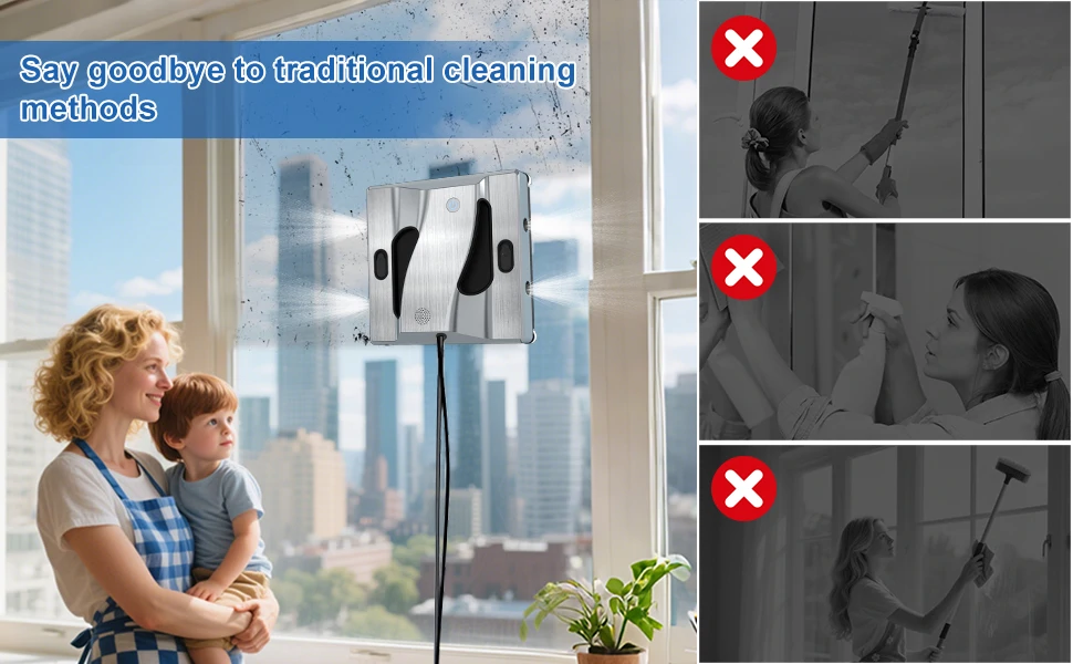 Chovgry ablaktisztító robot 6000Pa szívóerővel