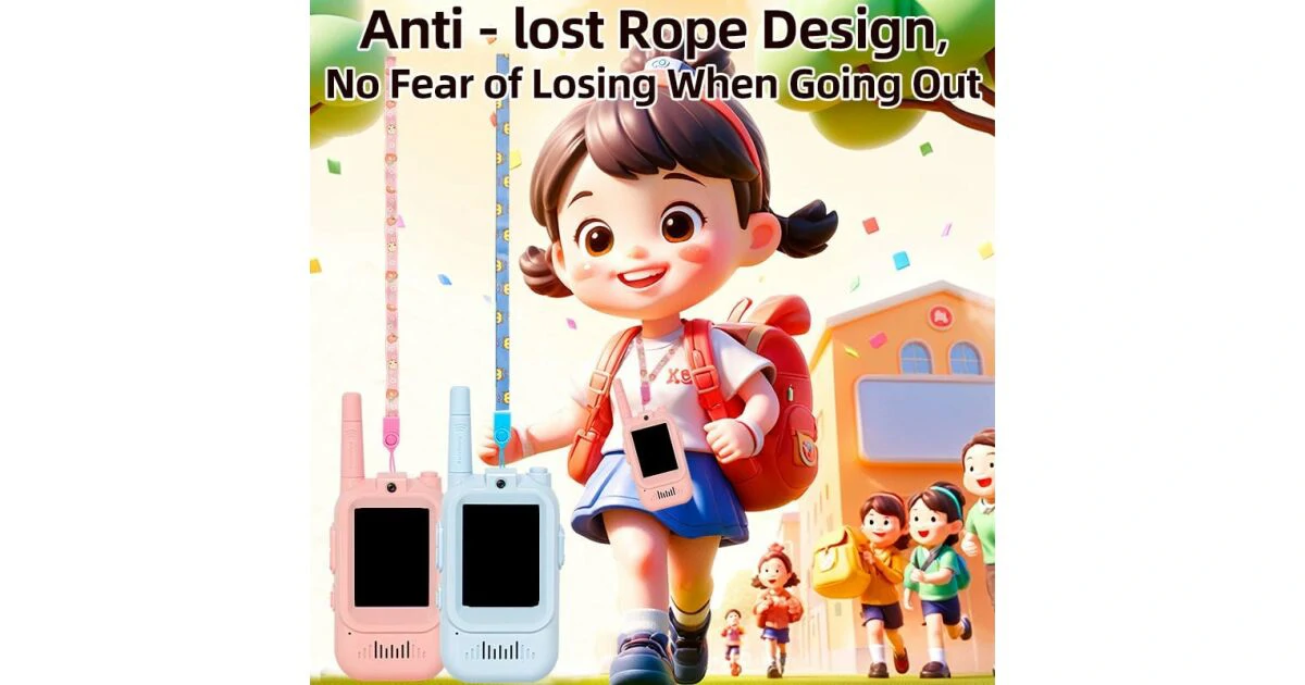 Videos walkie-talkie szett HD kameráva gyerekeknek