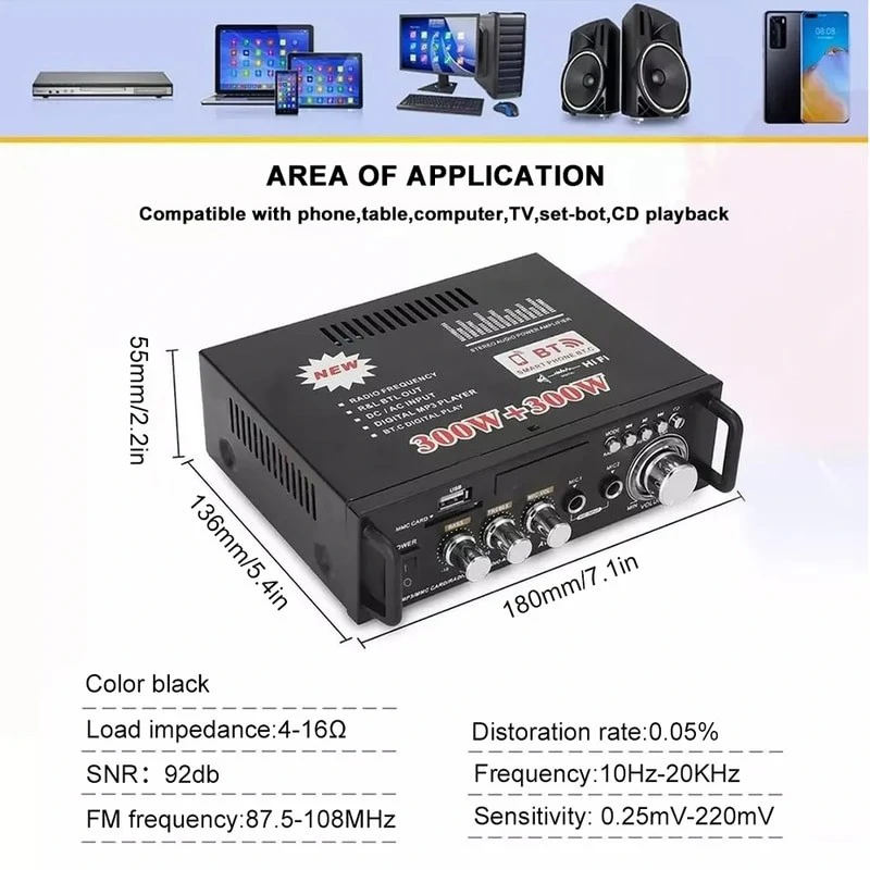 BT-298A Digitális erősítő