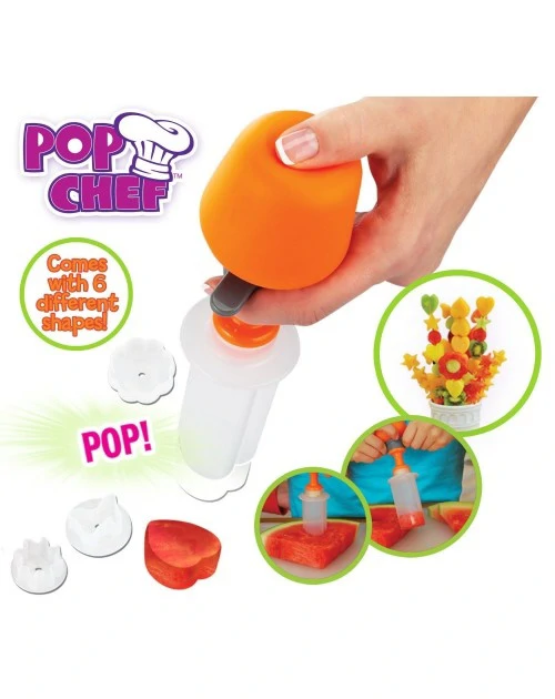 Pop Chef gyümölcs formanyomó 6 mintával