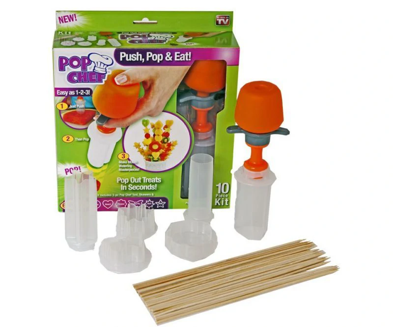 Pop Chef gyümölcs formanyomó 6 mintával